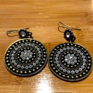 Crystal dangle earrings